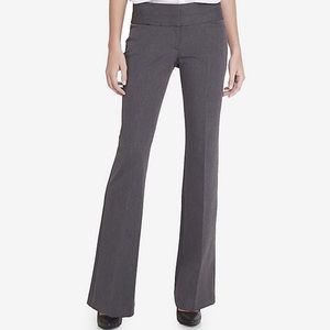 Low Rise Flare Wide Waistband Editor Pant